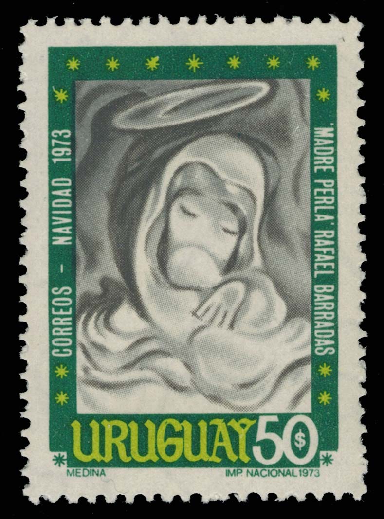 Uruguay Scott B7 MNH** Dam semi-postal stamp  Central & South America -  Uruguay, Semi-Postal Stamp / HipStamp