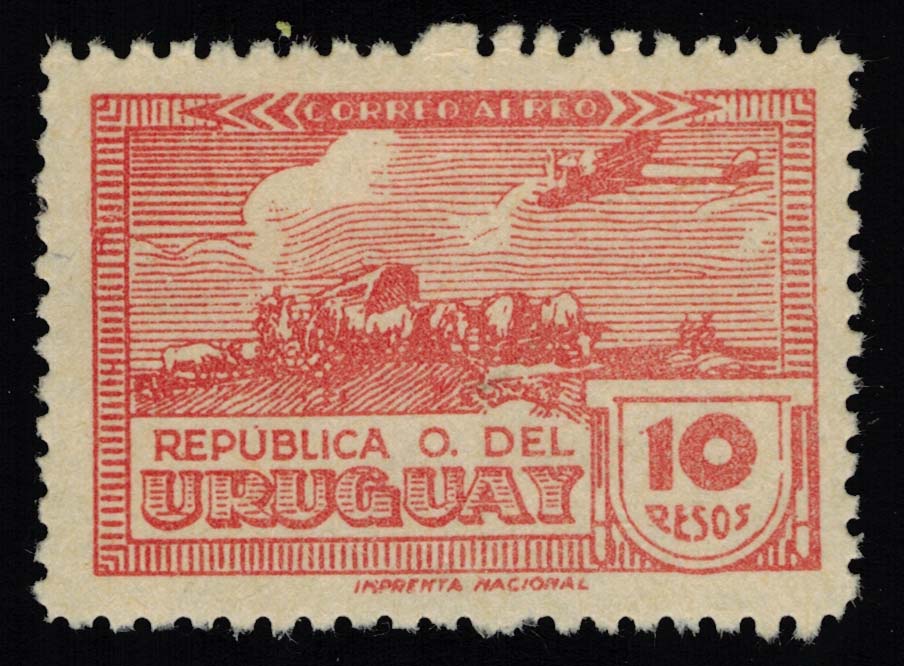 Uruguay Scott B7 MNH** Dam semi-postal stamp